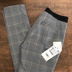 Zara checkered jogging pants